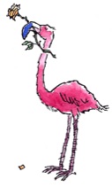 wedding-flamingo